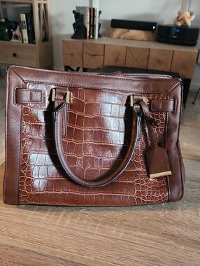 Merona Faux Gator Handbag.